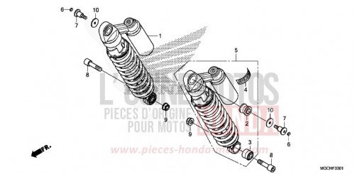 REAR CUSHION (CB1100NA/NAD) CB1100NAH de 2017